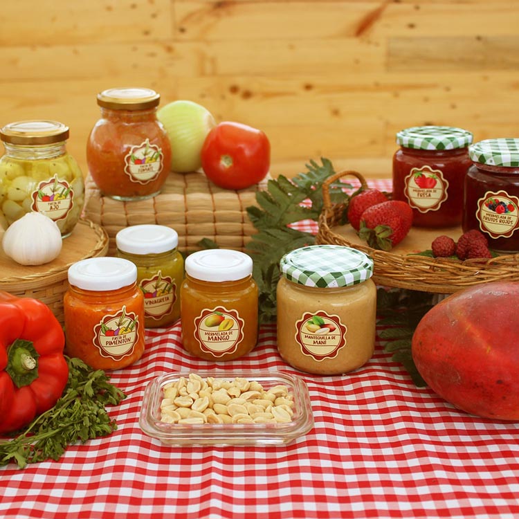 Mermeladas, encurtidos, salsas, conservas y pastas artesanales