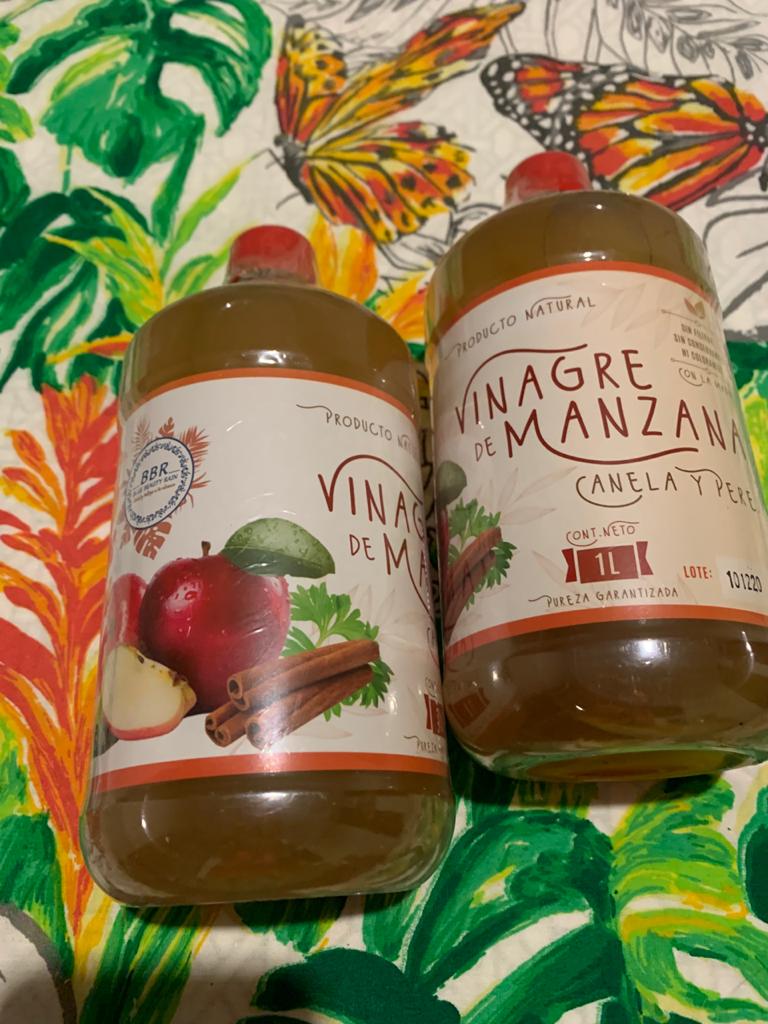 VINAGRE DE MANZANA CANELA Y PEREJIL