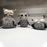 Búho tejido en crochet