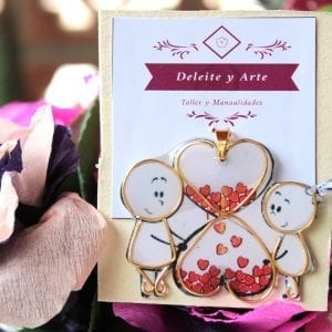 Manualidades - Dijes de corazón