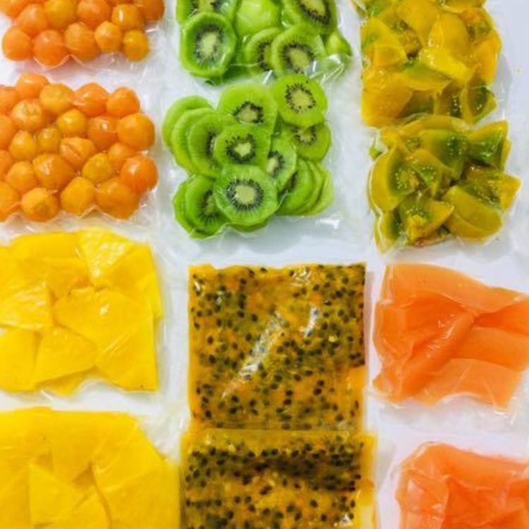 Fruta picada para vender