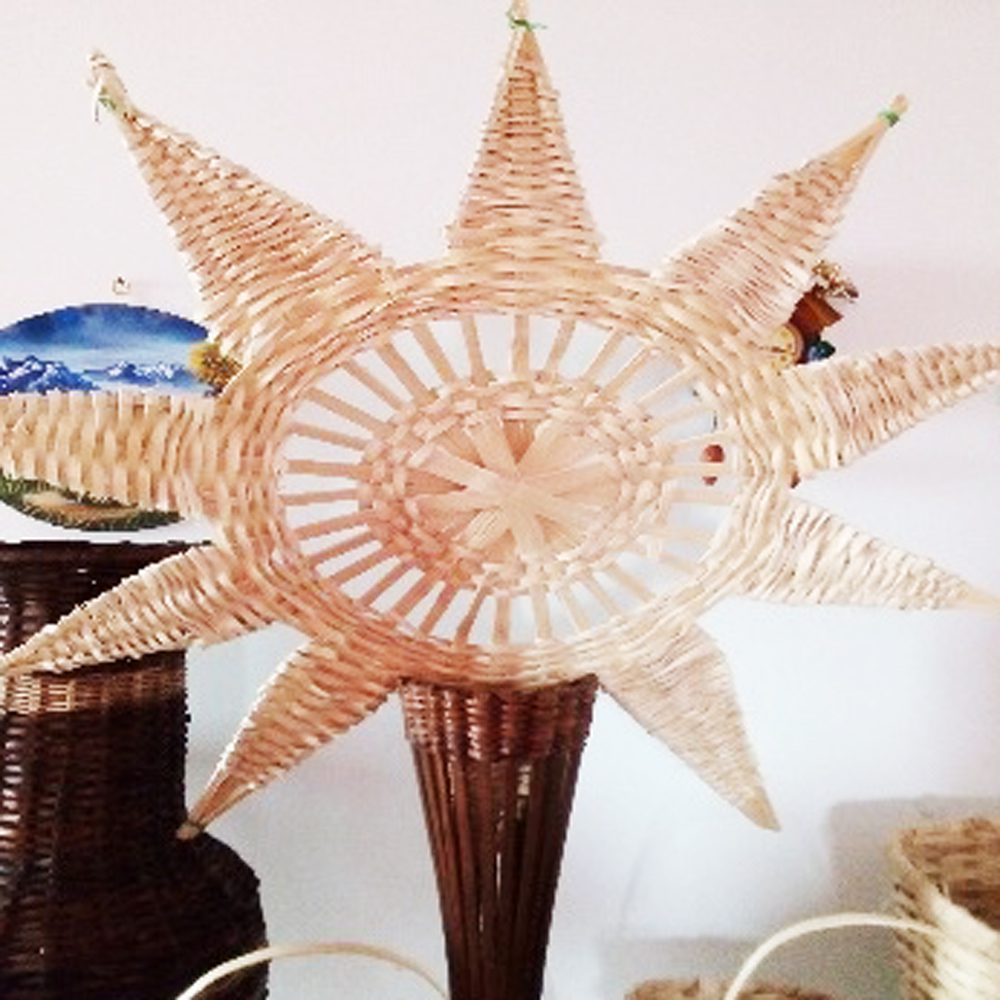 Estrella en bambú